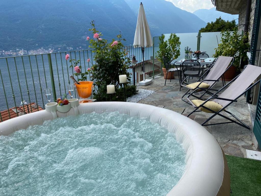 Romantic Home - Lake Como Nesso Buitenkant foto